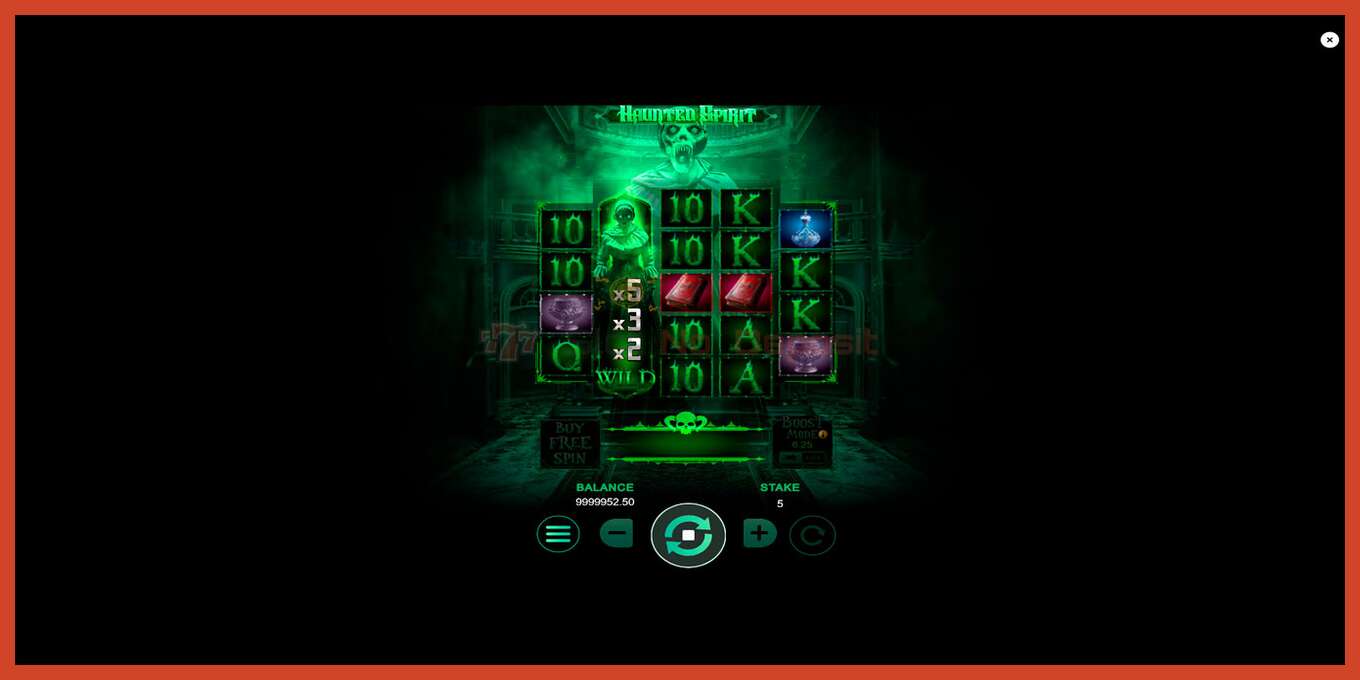 Slot screenshot: Haunted Spirit no deposit, number - 4