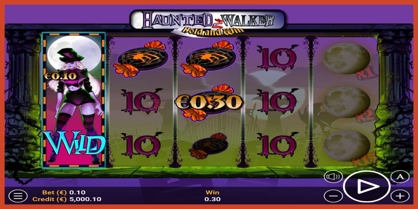 Slot screenshot: Haunted Walker 2 no deposit, number - 3