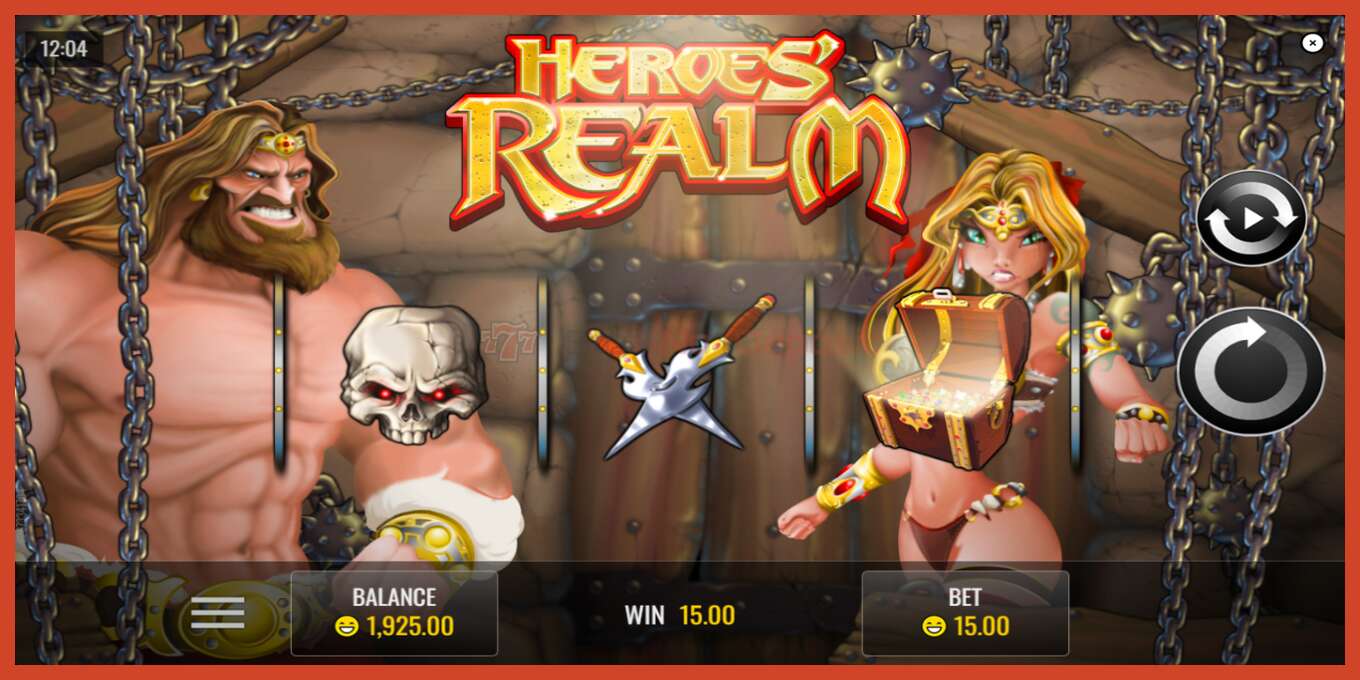 Slot screenshot: Heroes Realm no deposit, number - 4