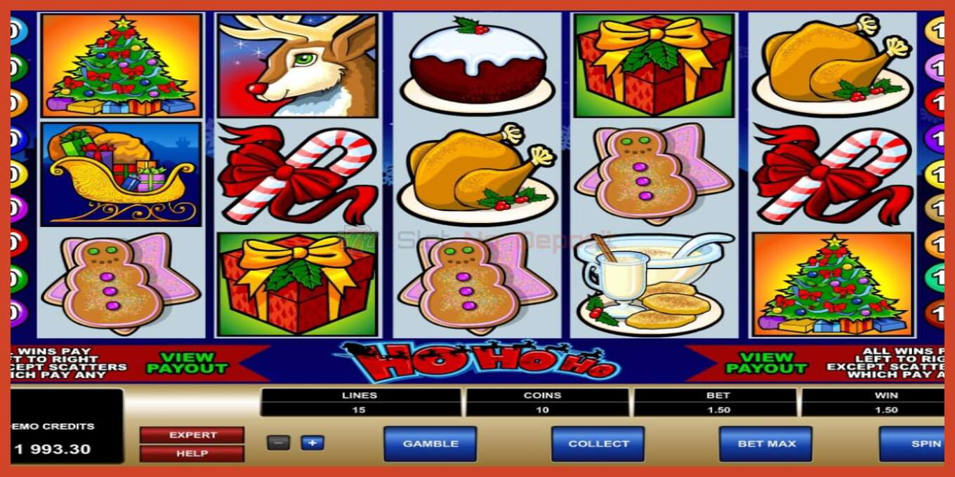 Slot screenshot: Ho Ho Ho no deposit, number - 4