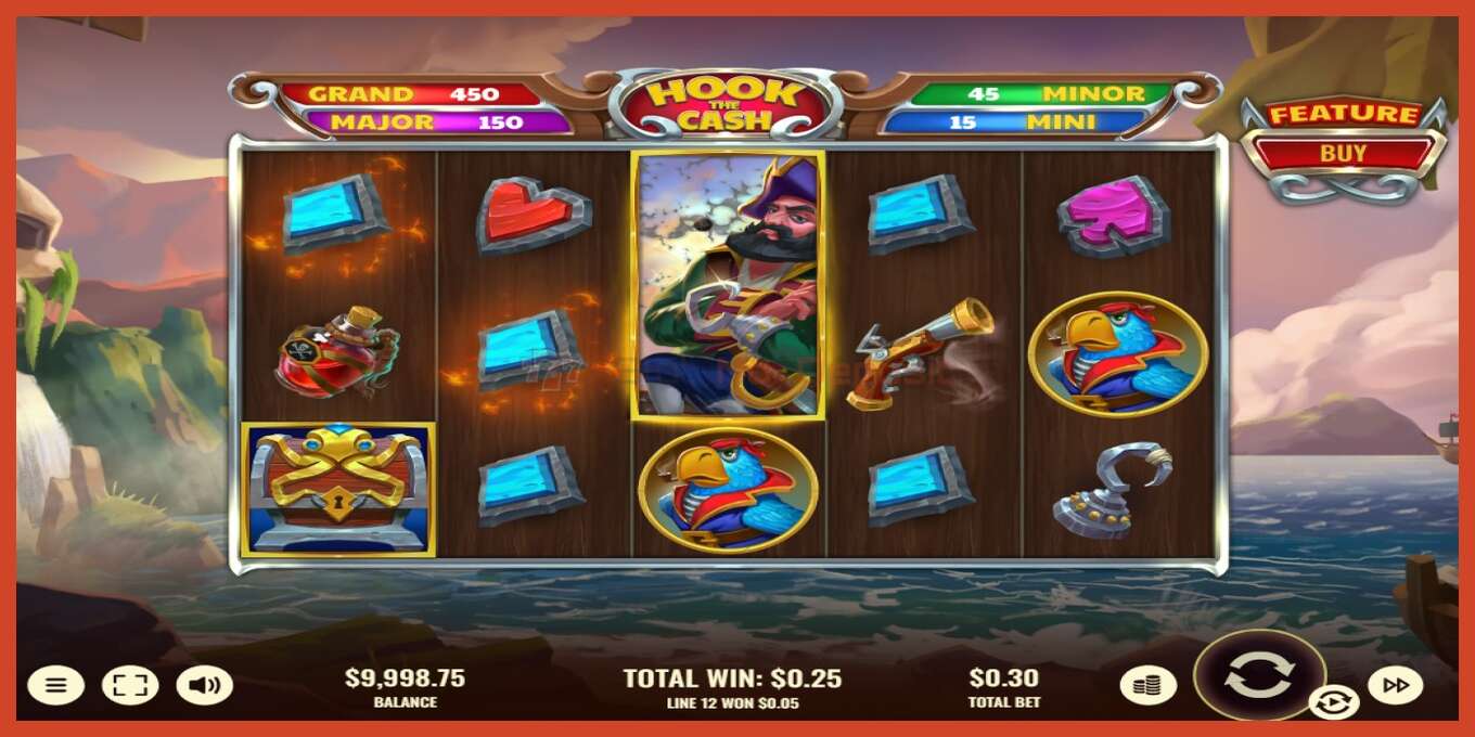 Slot screenshot: Hook the Cash no deposit, number - 3