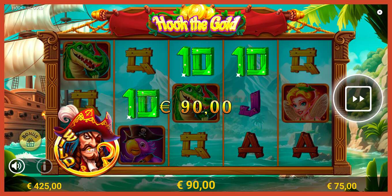 Slot screenshot: Hook The Gold no deposit, number - 2