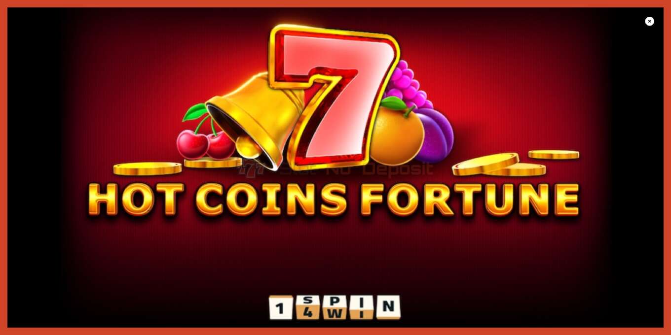 Slot screenshot: Hot Coins Fortune no deposit, number - 1