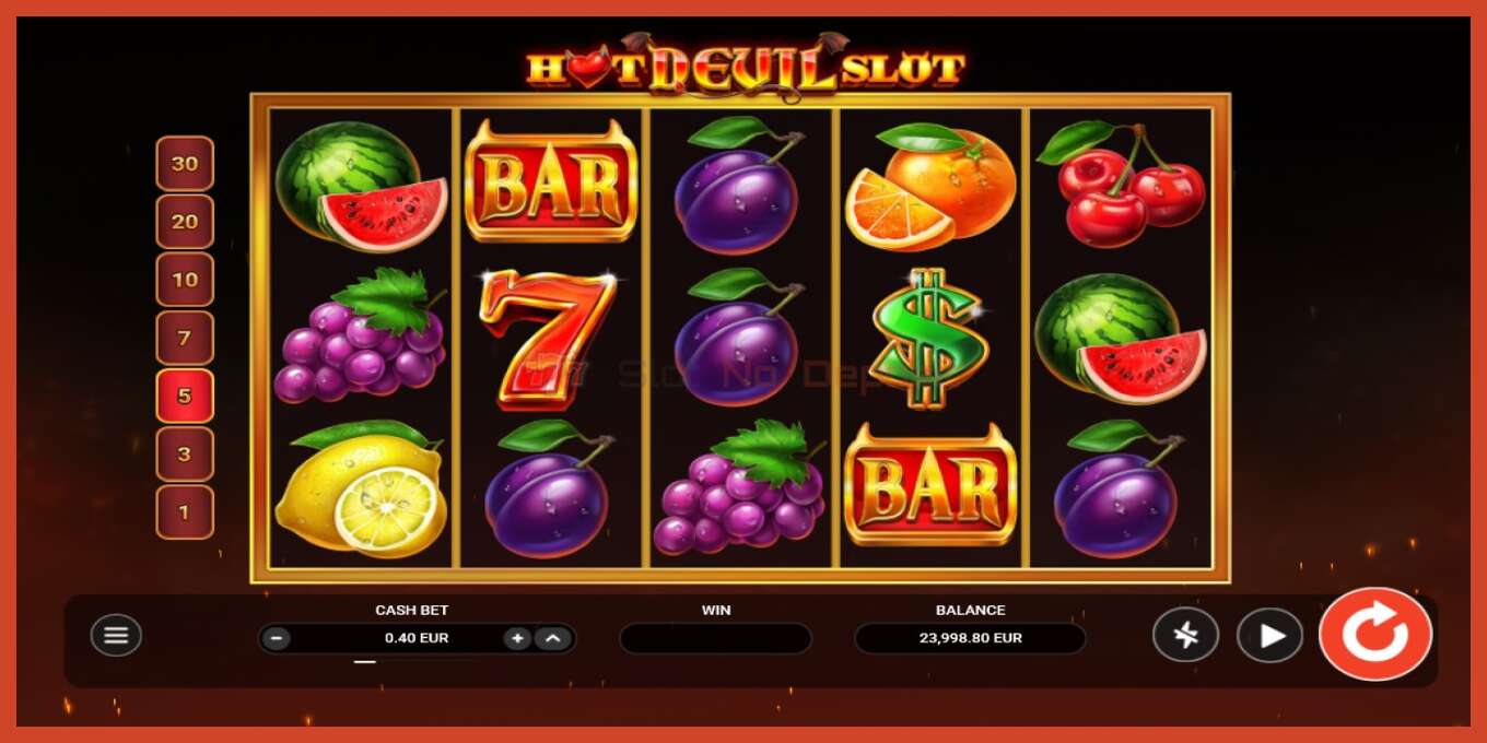 Slot screenshot: Hot Devil Slot bez depozita, broj - 2