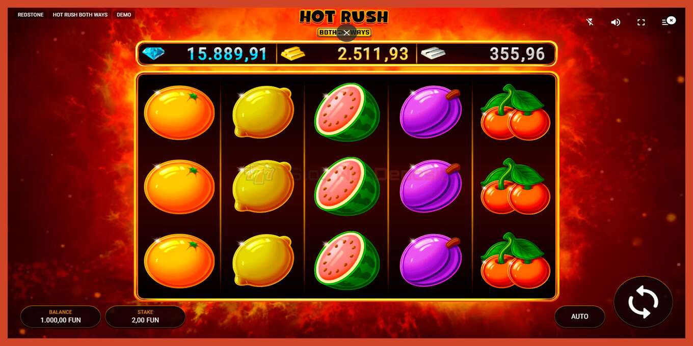 Slot skrinshoti: Hot Rush Both Ways depozit yoq, raqam - 1