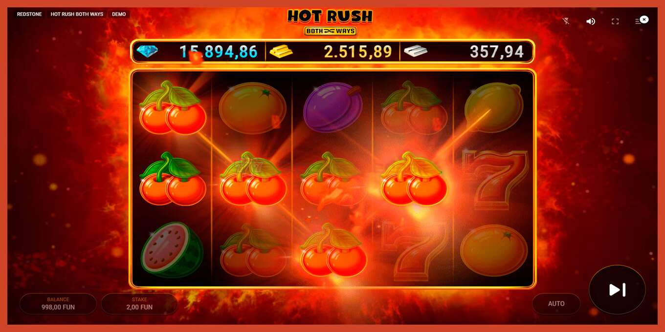 Slot skrinshoti: Hot Rush Both Ways depozit yoq, raqam - 2