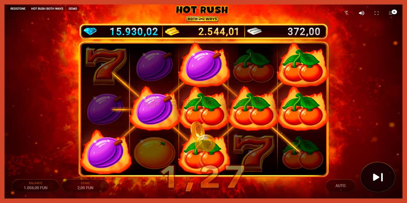 Slot skrinshoti: Hot Rush Both Ways depozit yoq, raqam - 3