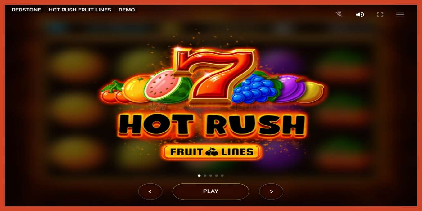 Slot skrinshoti: Hot Rush Fruit Lines depozit yoq, raqam - 1