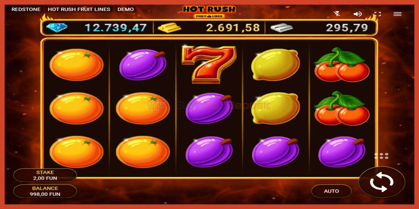 Slot skrinshoti: Hot Rush Fruit Lines depozit yoq, raqam - 2