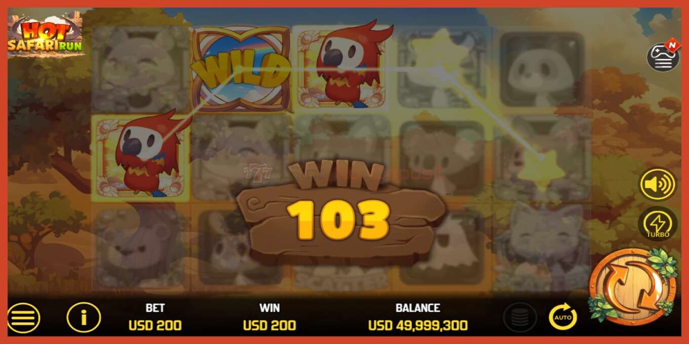 Schermafbeelding van slot: Hot Safari Run geen aanbetaling, nummer - 3