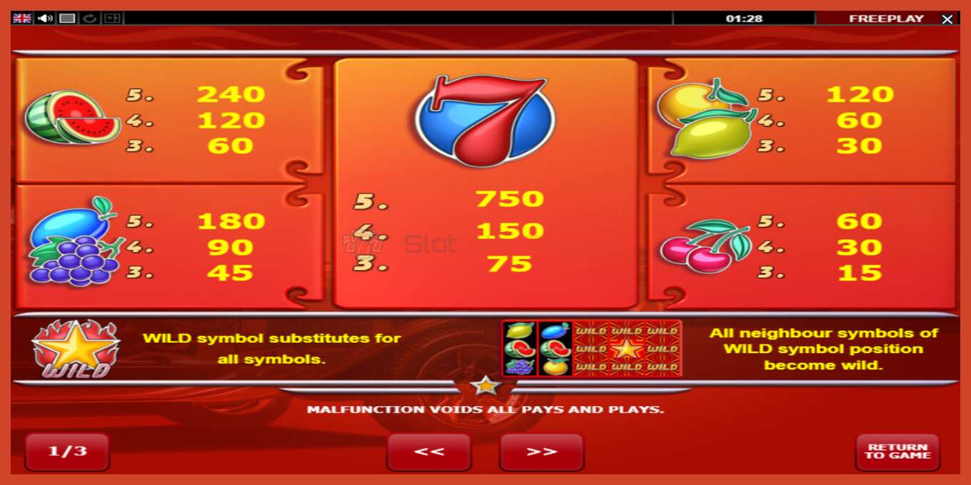 Slot screenshot: Hot Star no deposit, number - 6