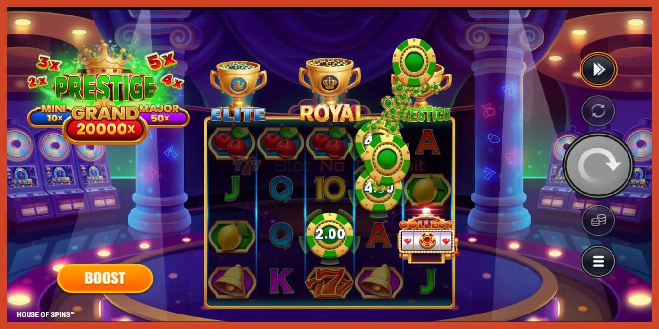 Tangkapan layar slot: House of Spins tidak ada setoran, nomor - 2