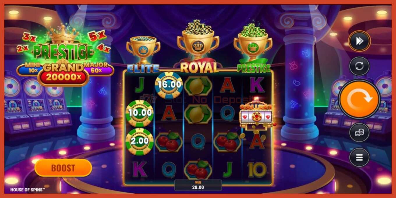 Tangkapan layar slot: House of Spins tidak ada setoran, nomor - 5