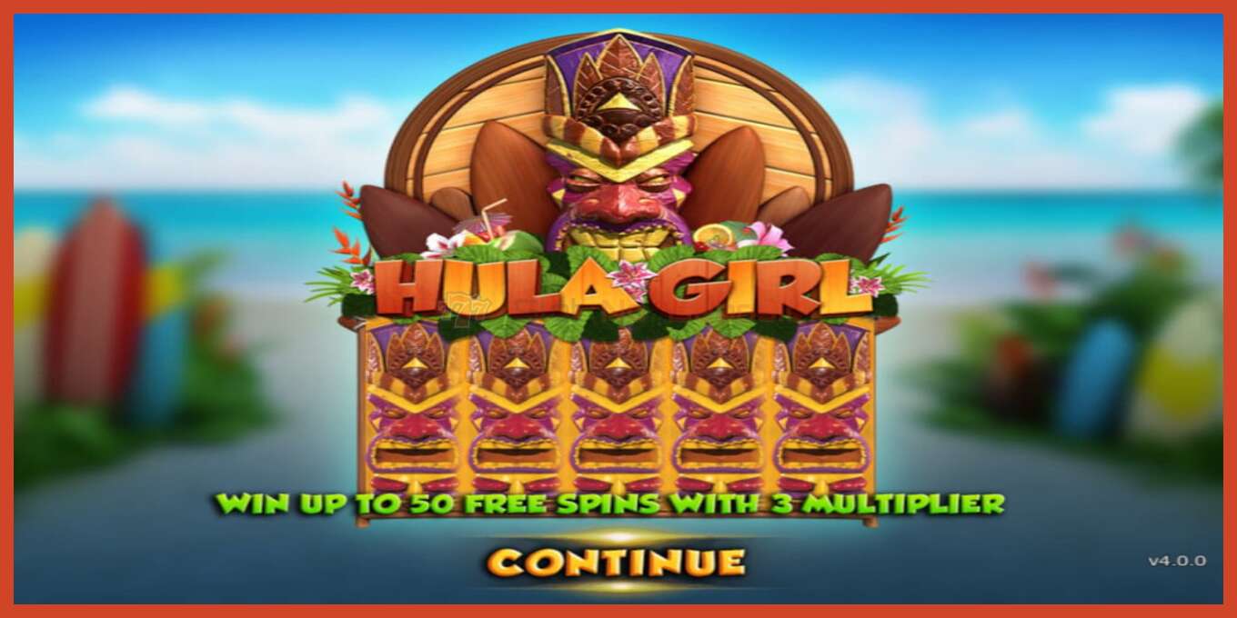 Slot screenshot: Hula Girl no deposit, number - 1