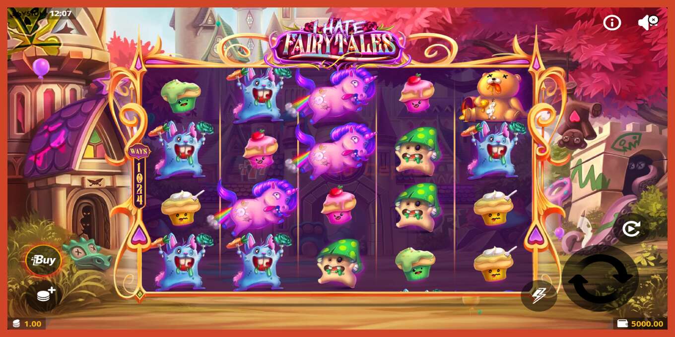 Slot screenshot: I Hate Fairytales no deposit, number - 2