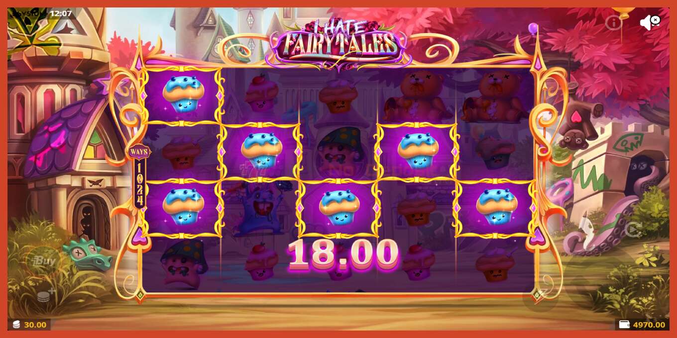 Slot screenshot: I Hate Fairytales no deposit, number - 3