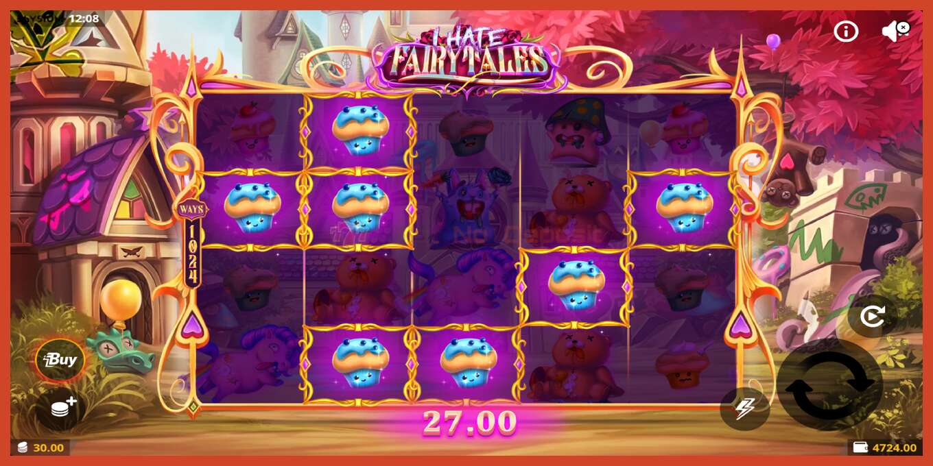 Slot screenshot: I Hate Fairytales no deposit, number - 4