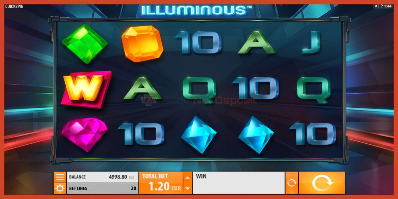 Tangkapan layar slot: Illuminous tidak ada setoran, nomor - 2