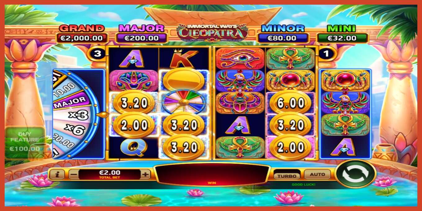 Slot screenshot: Immortal Ways Cleopatra no deposit, number - 3