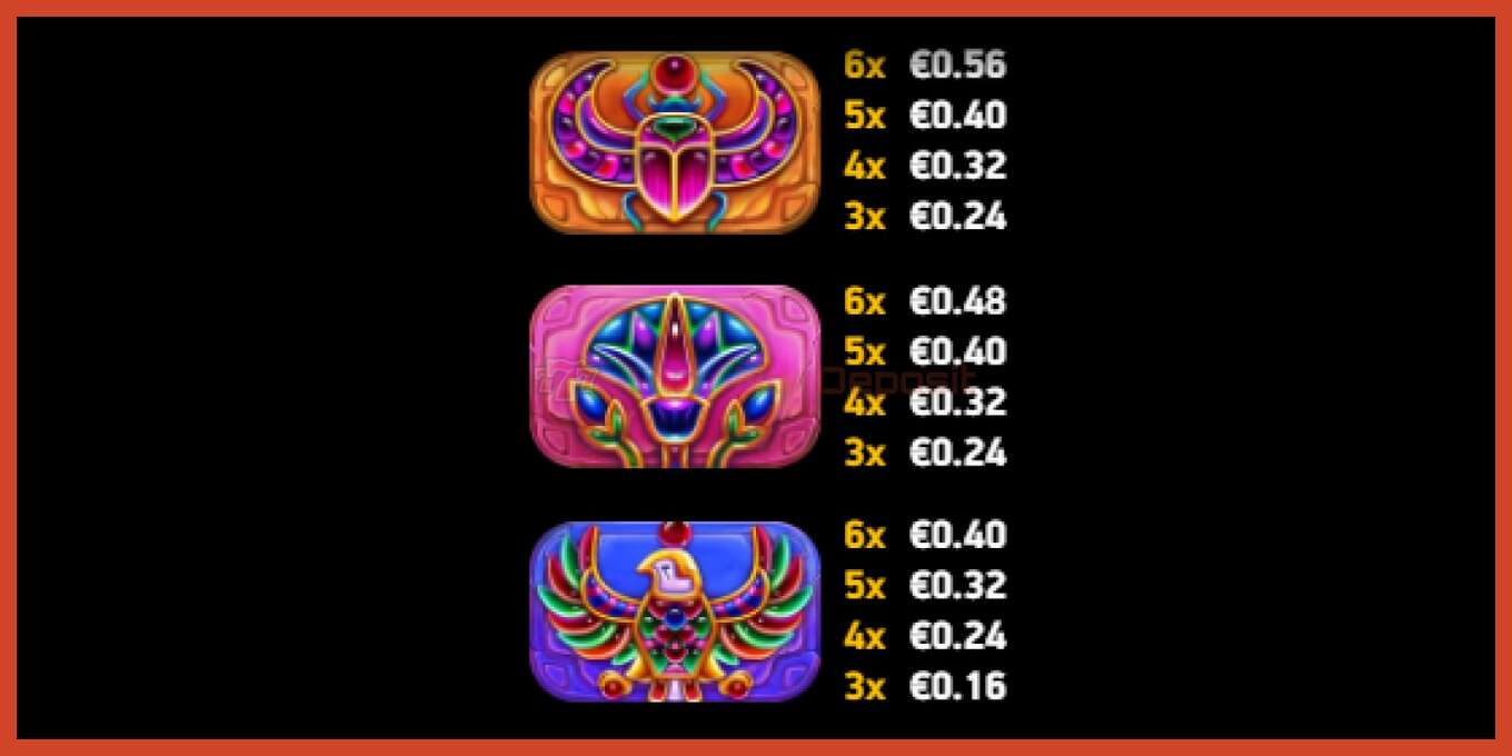 Slot screenshot: Immortal Ways Cleopatra no deposit, number - 6