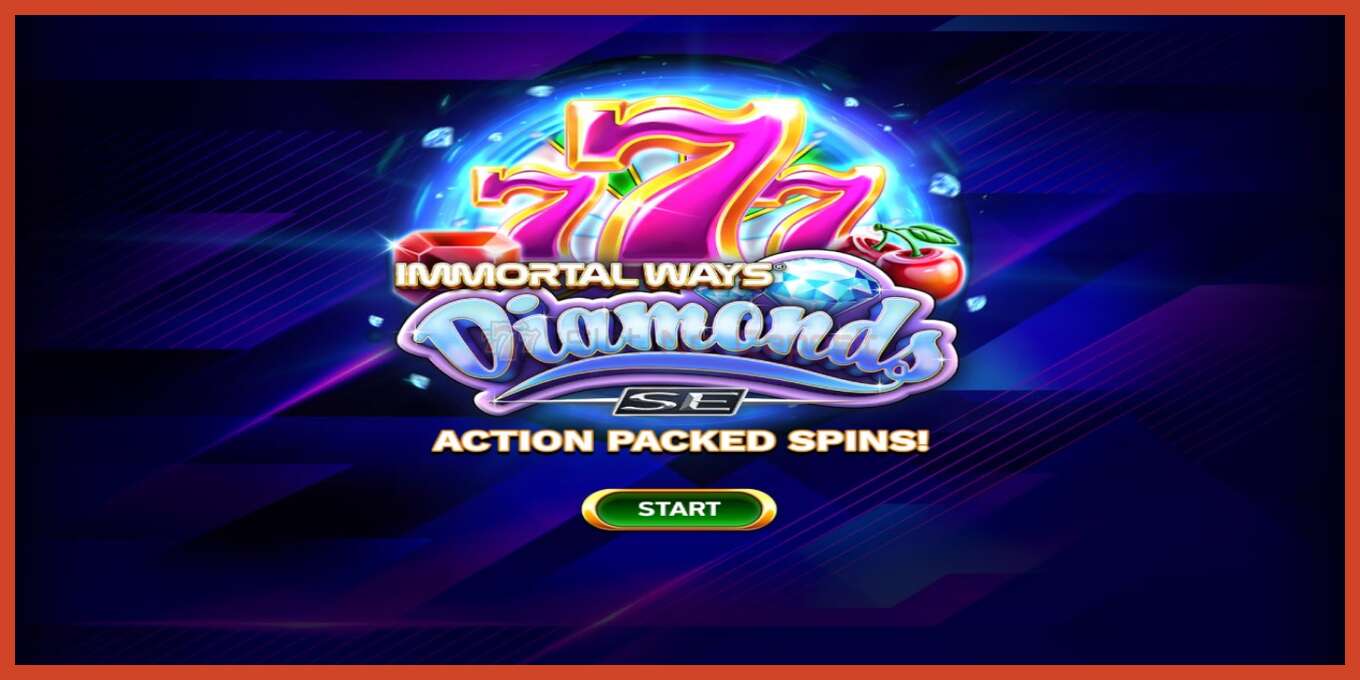 Slot screenshot: Immortal Ways Diamonds SE hakuna amana, nambari - 1