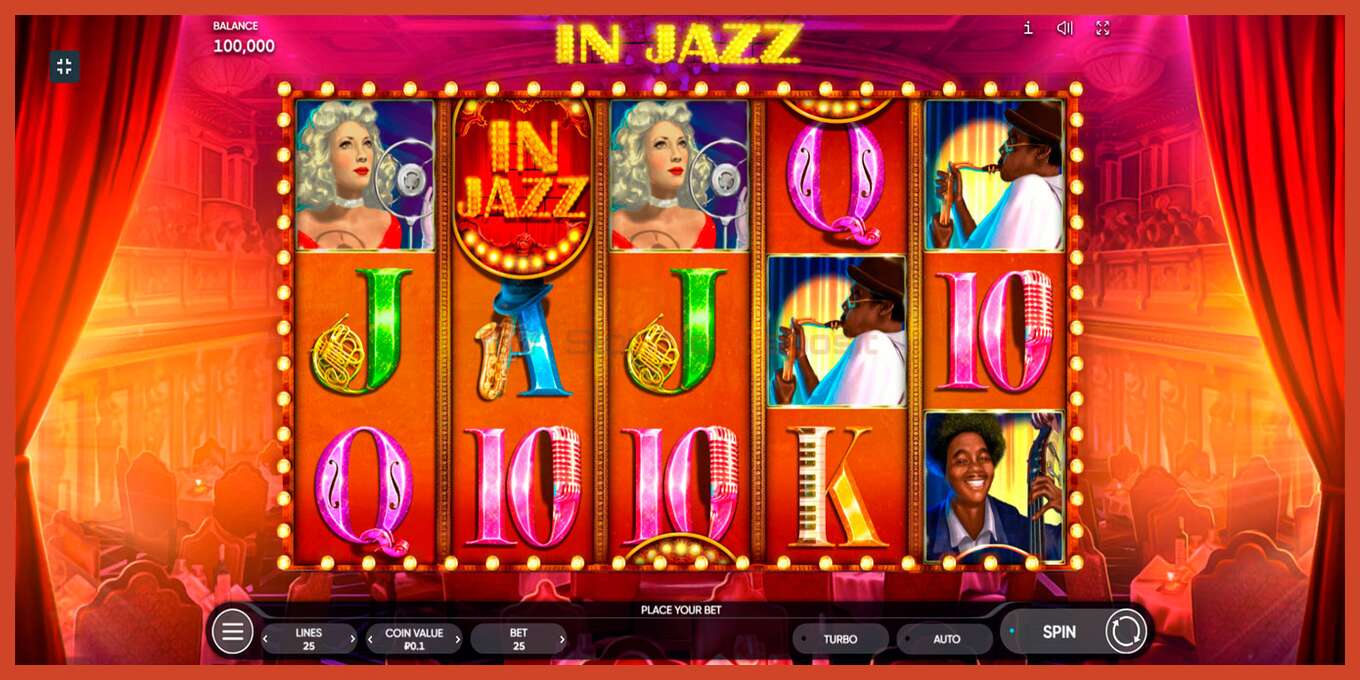 Slot screenshot: In Jazz no deposit, number - 1