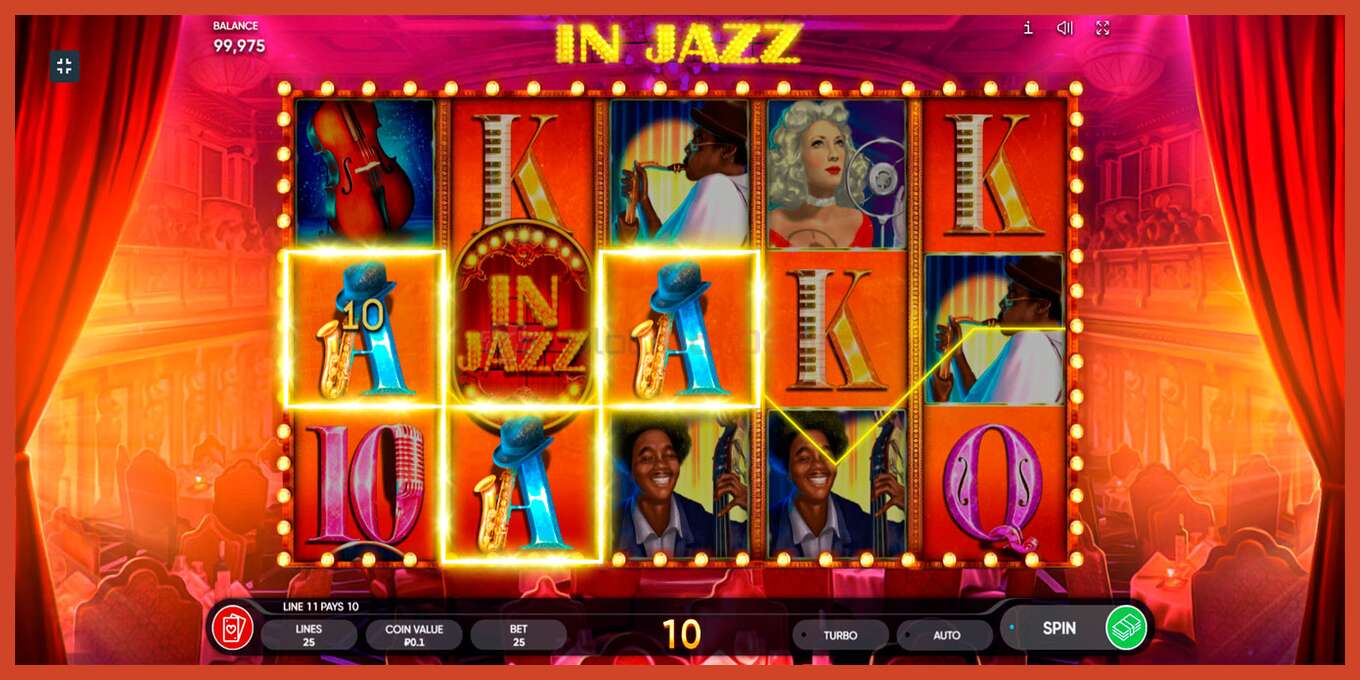 Slot screenshot: In Jazz no deposit, number - 2