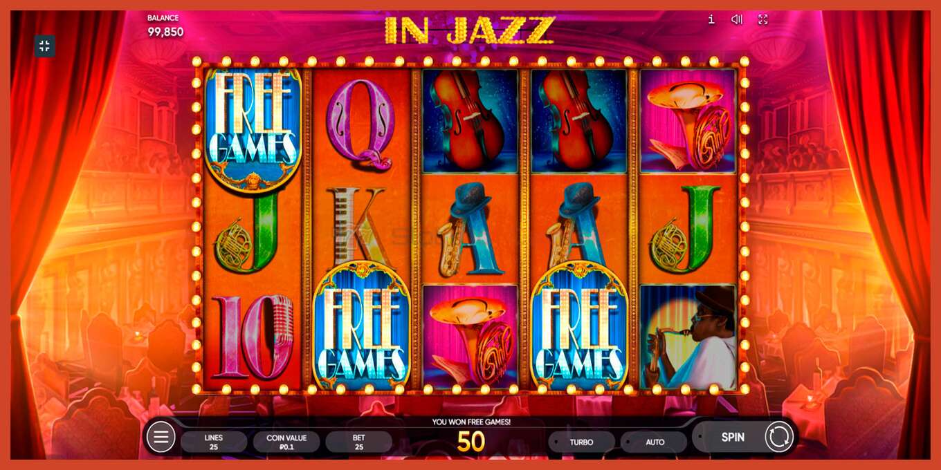 Slot screenshot: In Jazz no deposit, number - 3