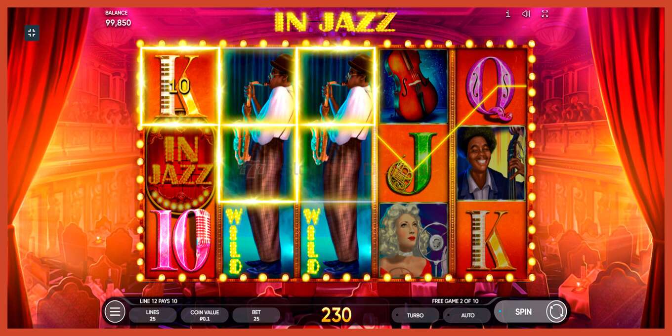 Slot screenshot: In Jazz no deposit, number - 4