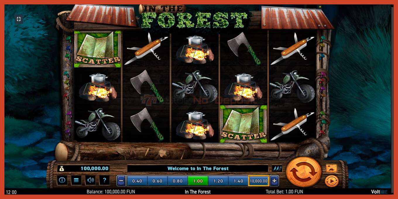 Slot screenshot: In The Forest no deposit, number - 1