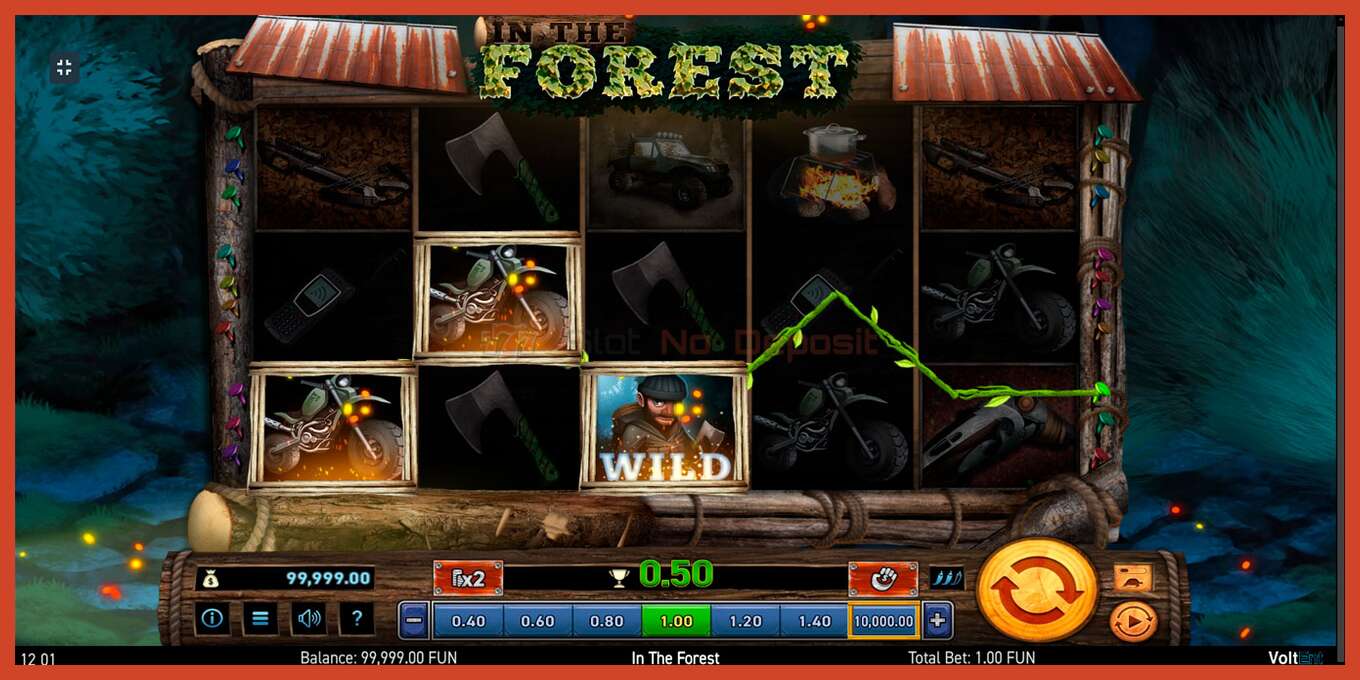 Slot screenshot: In The Forest no deposit, number - 2