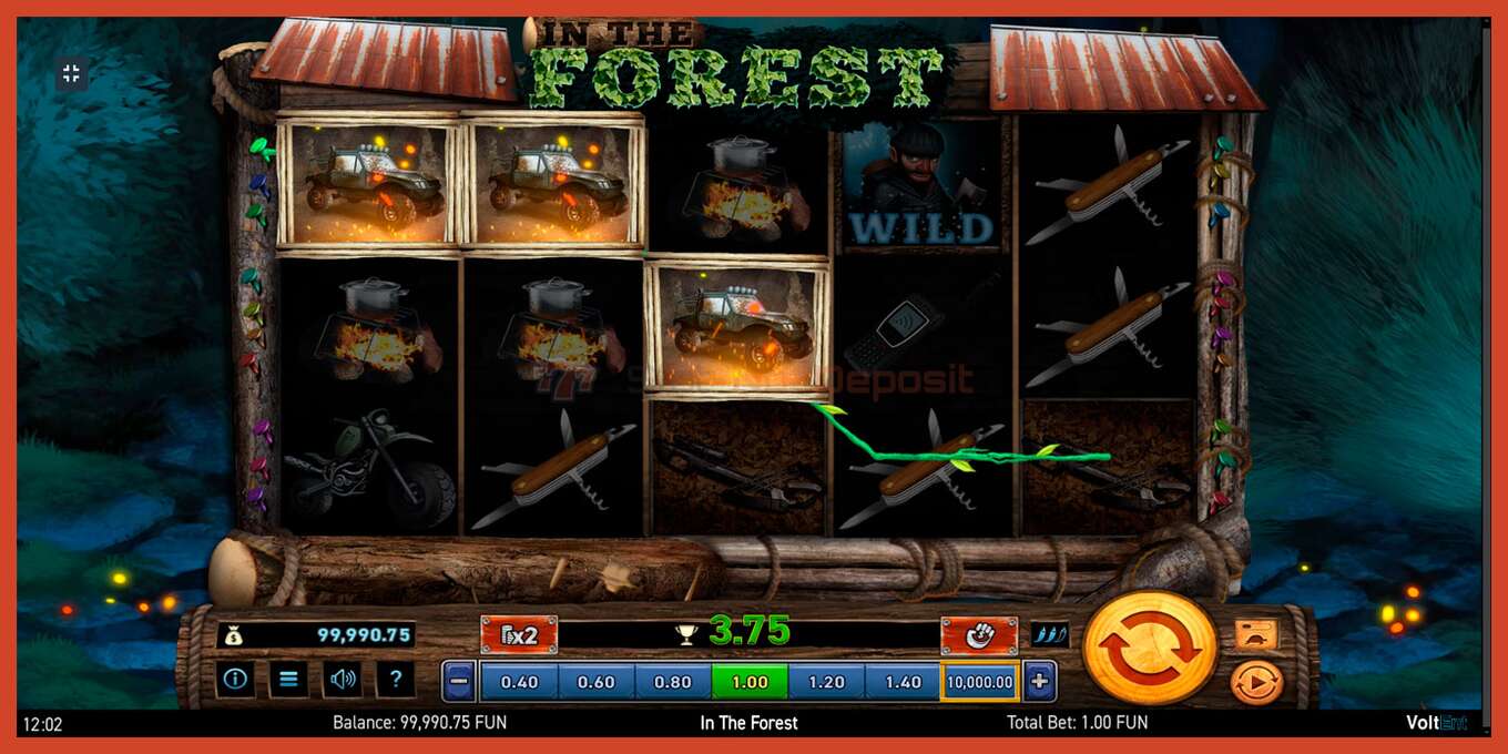 Slot screenshot: In The Forest no deposit, number - 4