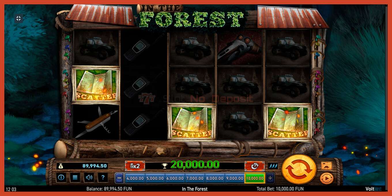 Slot screenshot: In The Forest no deposit, number - 5