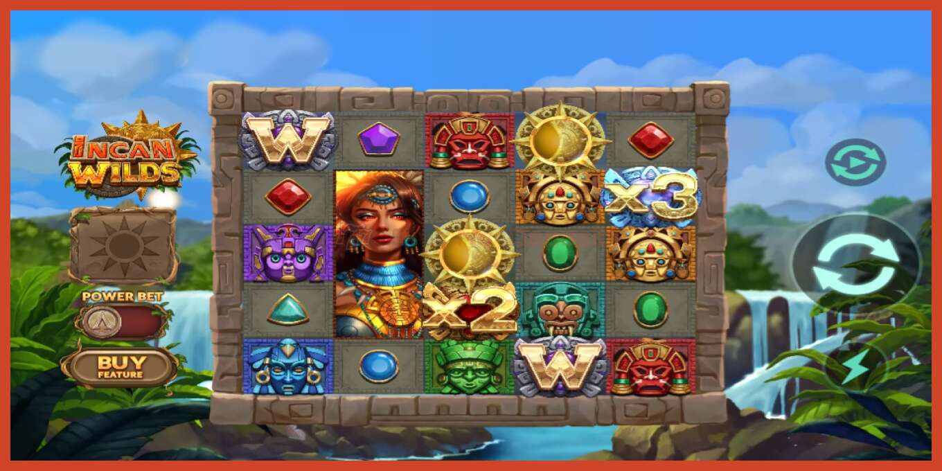 Slot screenshot: Incan Wilds bez depozita, broj - 1