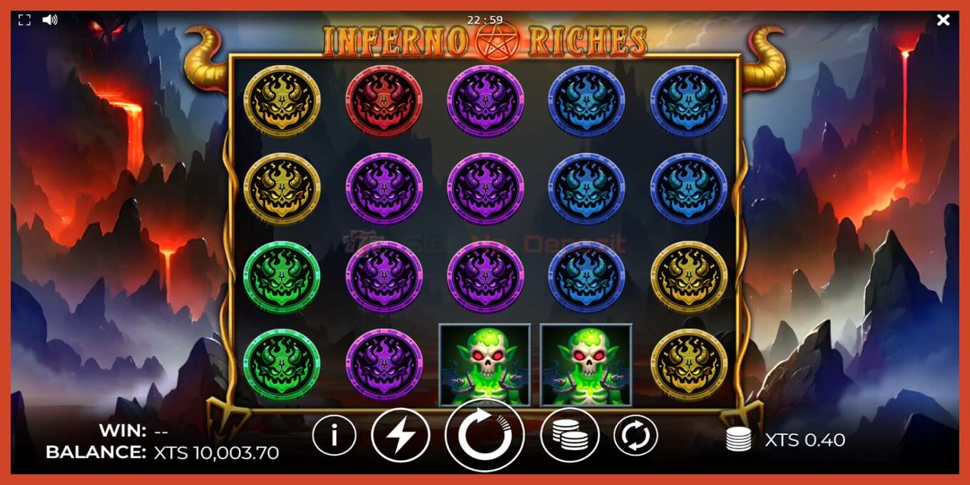 Slot skrinshoti: Inferno Riches depozit yoq, raqam - 2