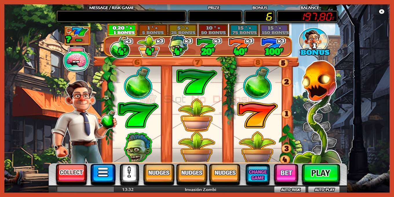 Slot screenshot: Invasion Zombie no deposit, number - 3