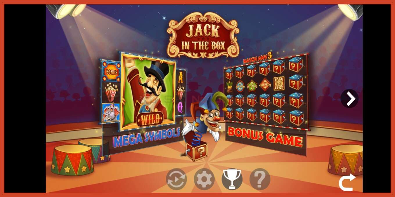 Slot скриншоту: Jack in the Box депозит жок, саны - 1