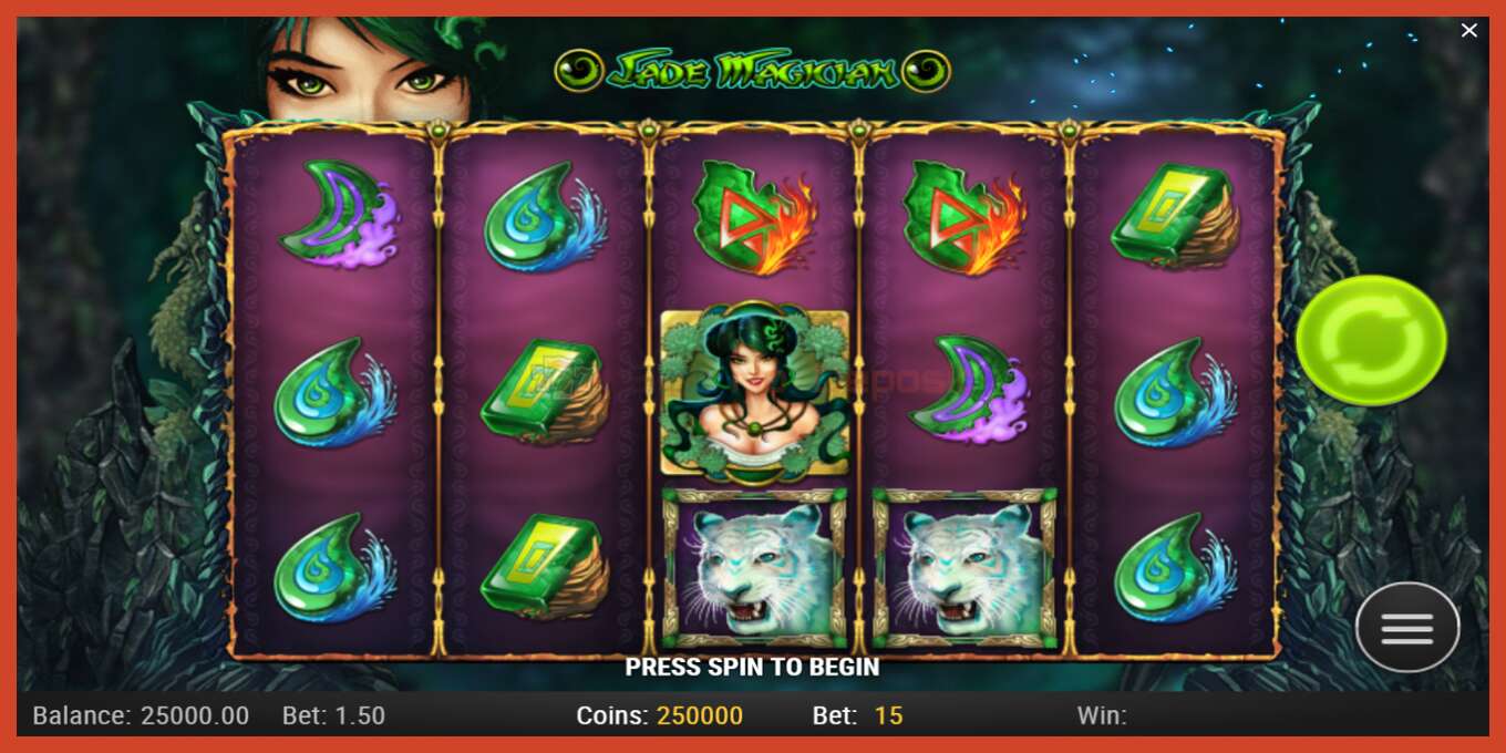 Slot screenshot: Jade Magician no deposit, number - 2