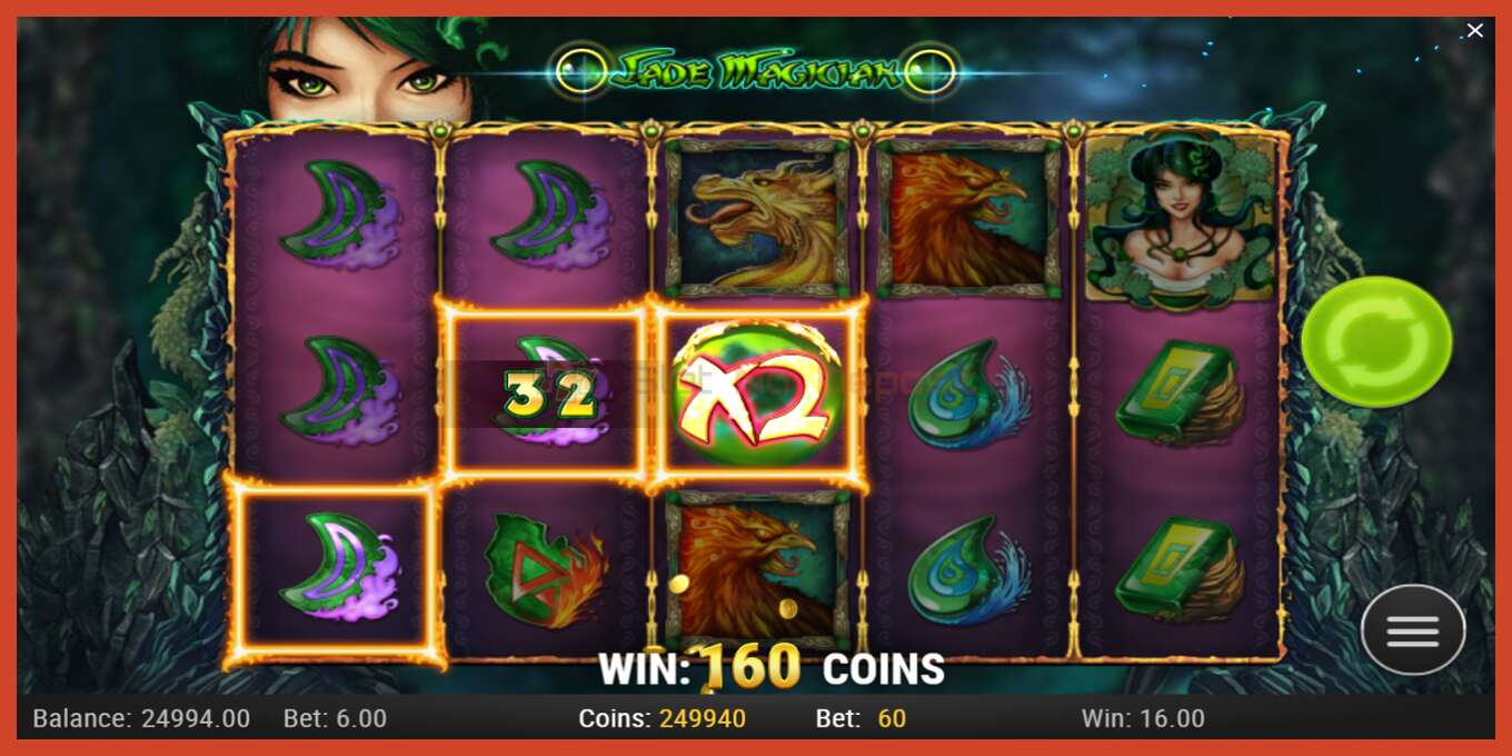 Slot screenshot: Jade Magician no deposit, number - 3