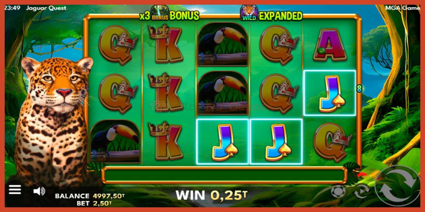 Schermafbeelding van slot: Jaguar Quest geen aanbetaling, nummer - 2