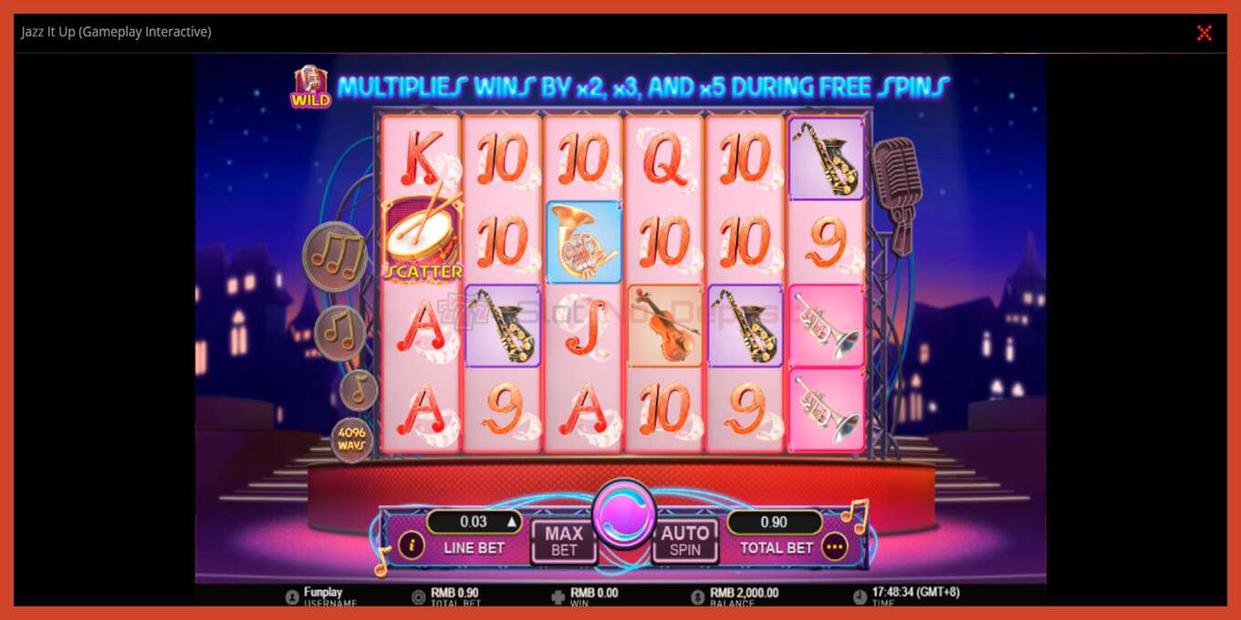 Slot screenshot: Jazz It Up no deposit, number - 1