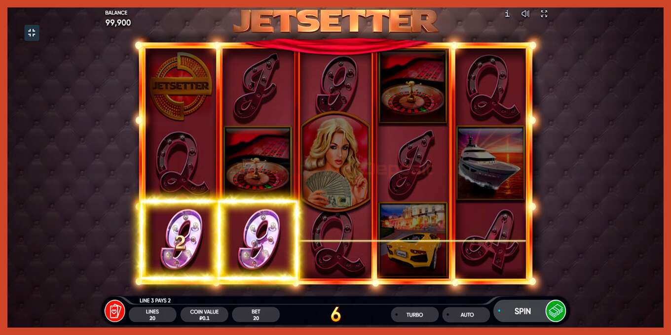 Slot screenshot: Jetsetter no deposit, number - 2