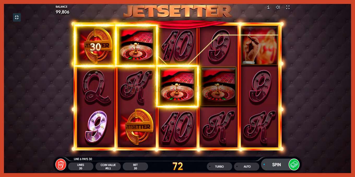 Slot screenshot: Jetsetter no deposit, number - 3