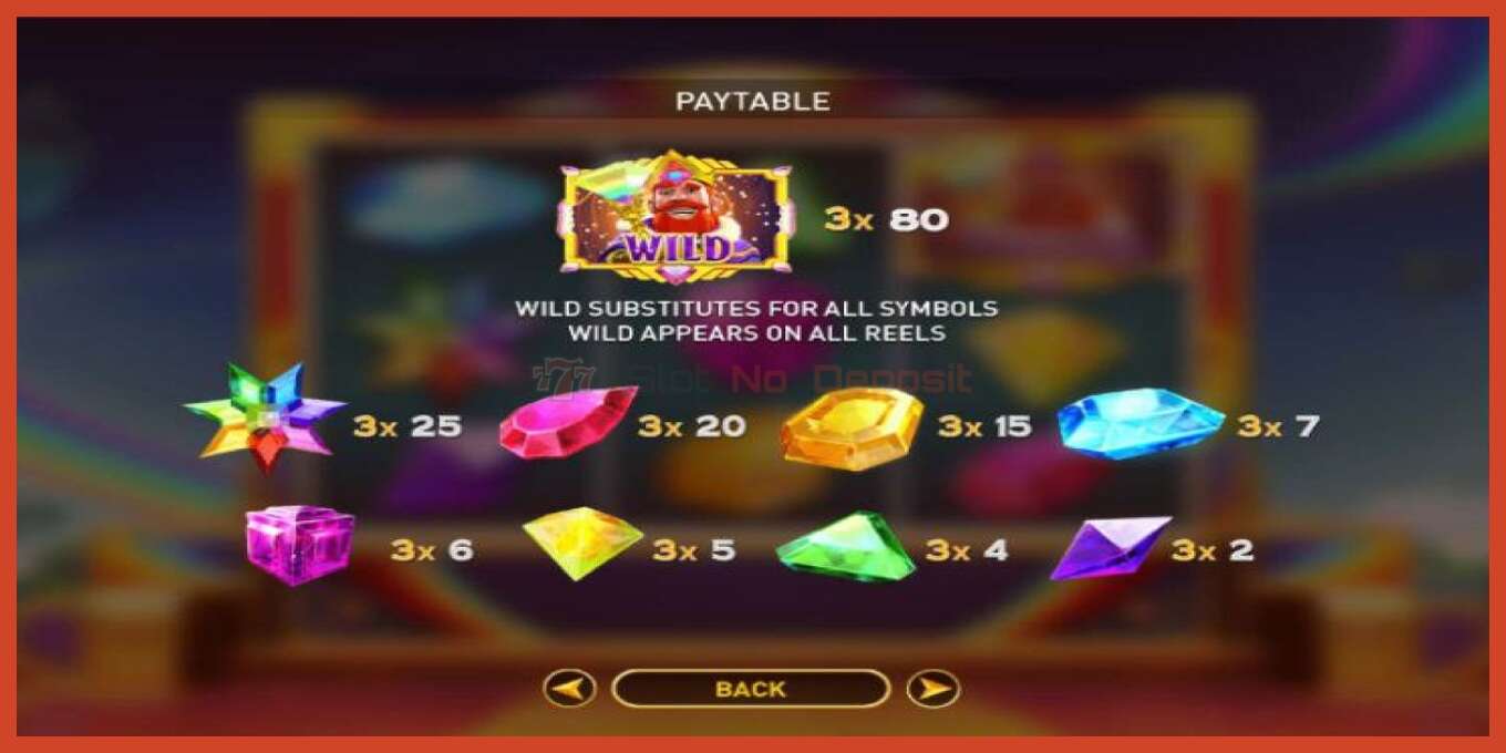 Slot screenshot: Jewel Land no deposit, number - 4