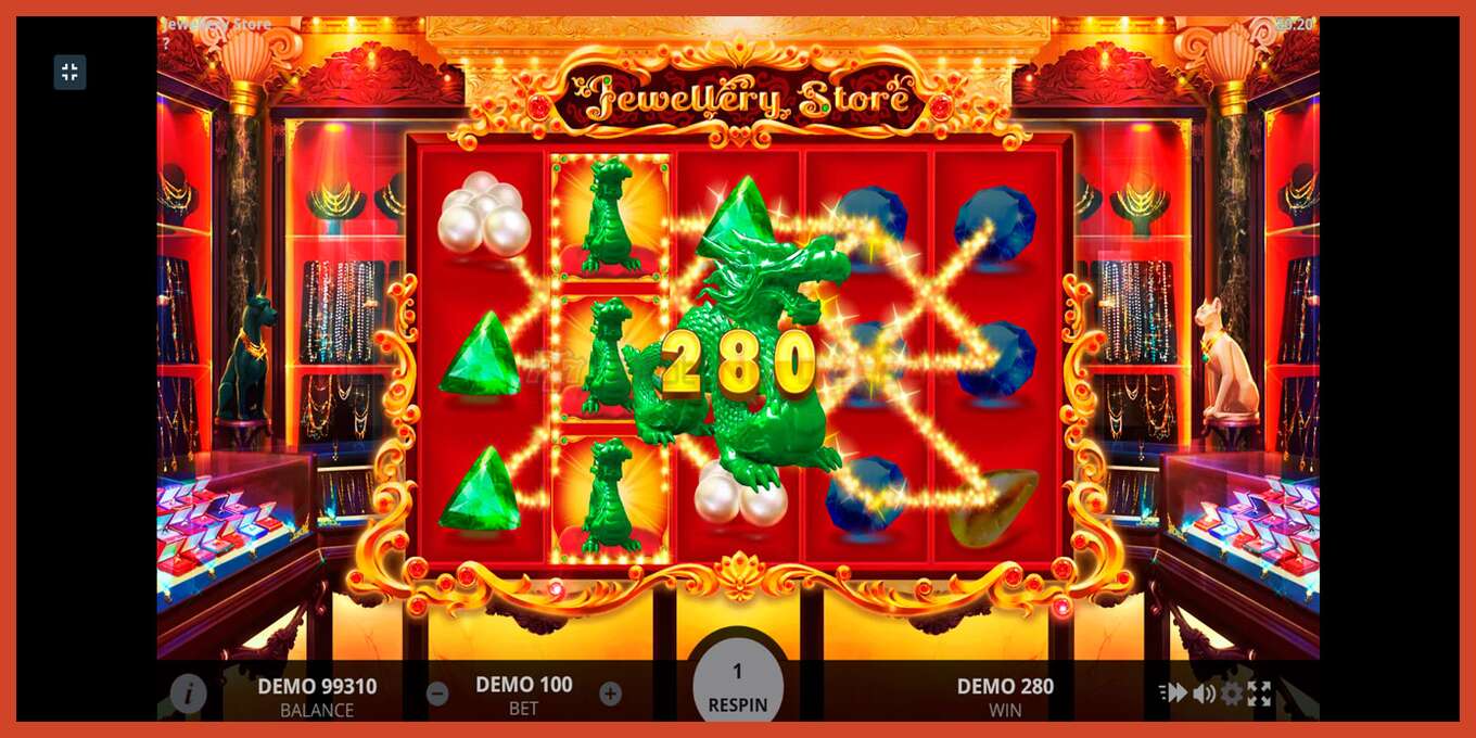 Slot screenshot: Jewellery Store no deposit, number - 3