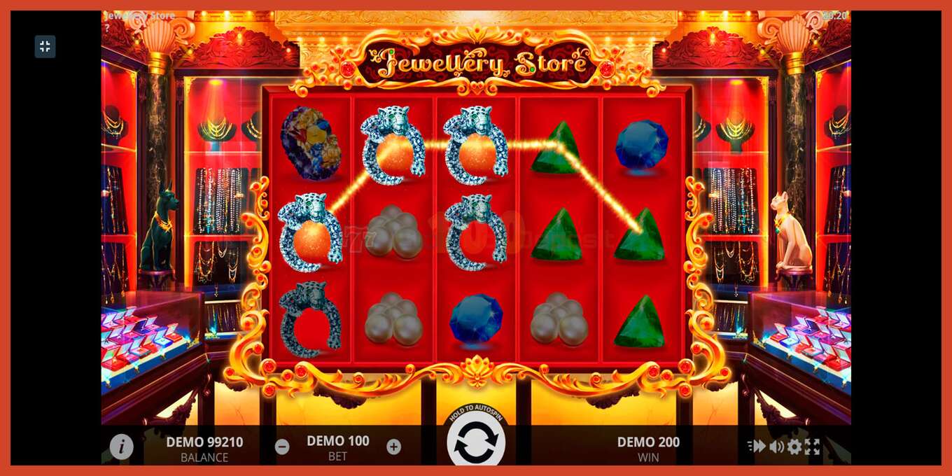 Slot screenshot: Jewellery Store no deposit, number - 4