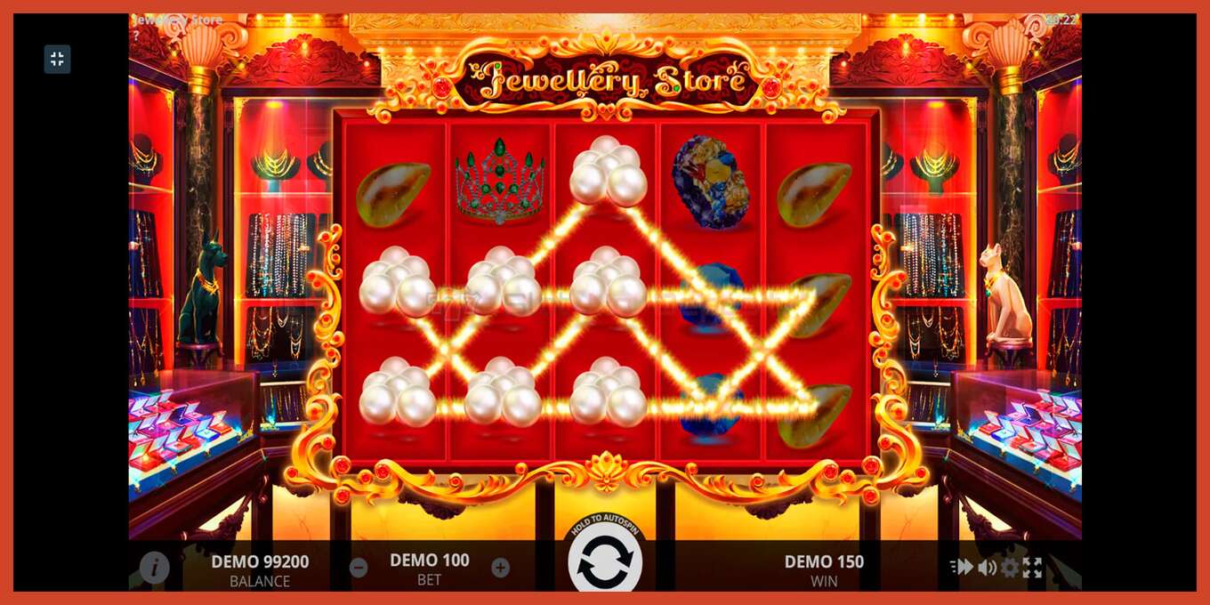 Slot screenshot: Jewellery Store no deposit, number - 6