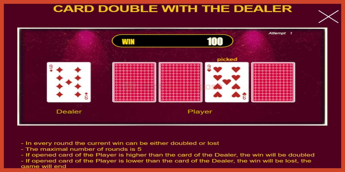 Slot screenshot: Jewels no deposit, number - 3