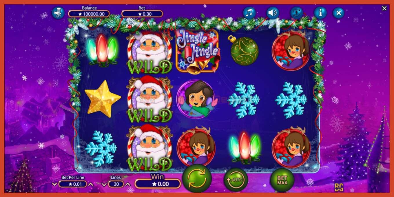 Slot screenshot: Jingle Jingle no deposit, number - 2