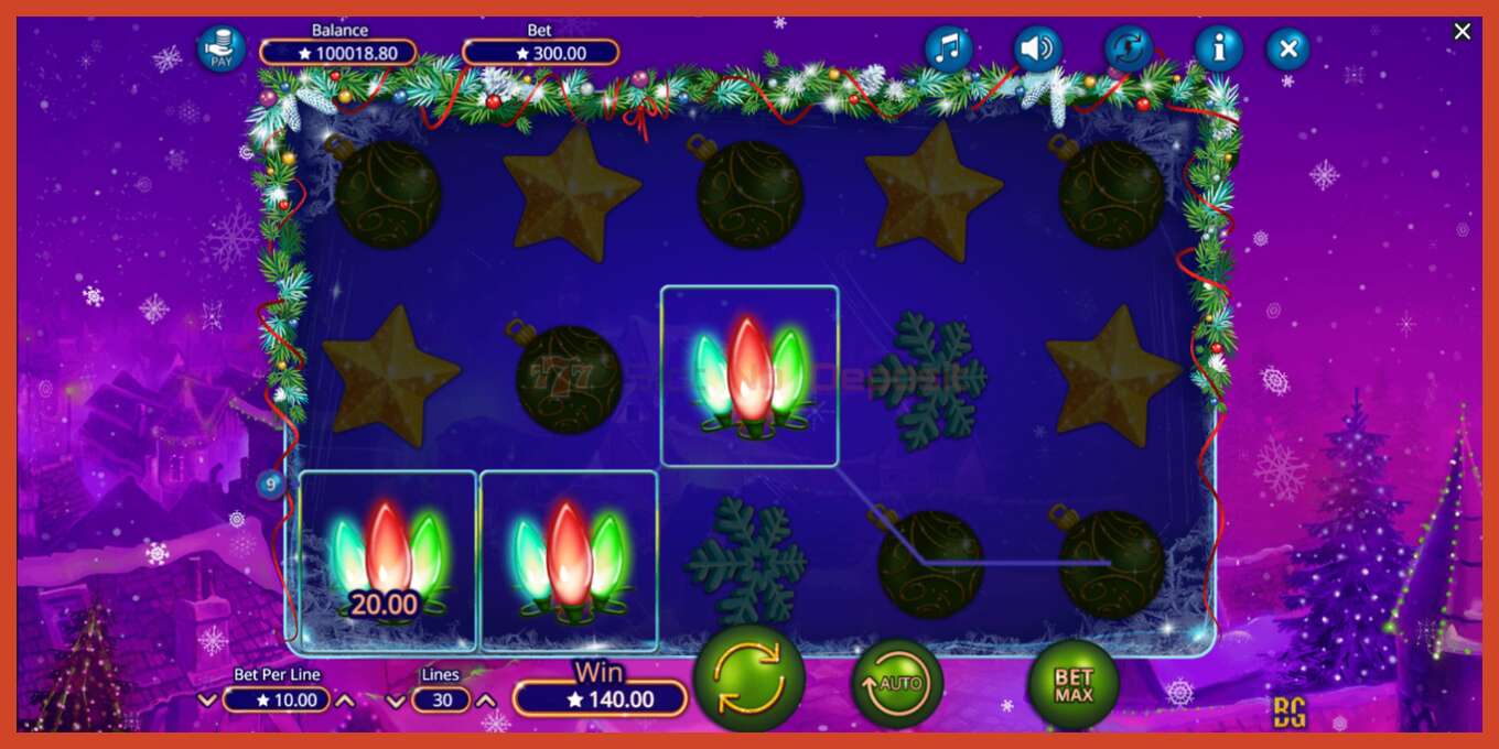 Slot screenshot: Jingle Jingle no deposit, number - 4